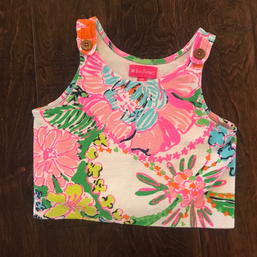 Girls lily Pulitzer crop top